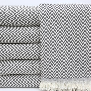 Turkish Blanket,Cozy Bed Cover,Throw Bedspread,Gray Blanket,79&quot;x99&quot;,Sofa Bed Cover Blanket,Gift Blanket,Handwoven Bed Cover,Blankets,BC003E