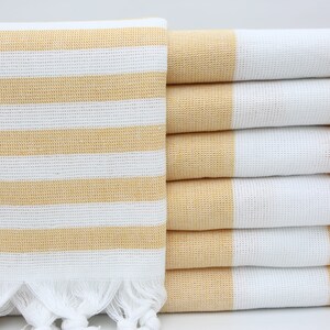 Turkish Towel,Terry Towel,Wholesale Towel,Beach Towel,38&#39;&#39;x65&#39;&#39;,Mustard Towel,Wedding Towel,Gift Towel,Bath Towel,Turkish Peshtemal,UA012D