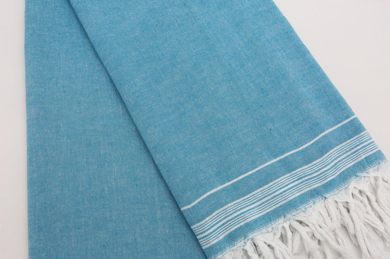 Turkish Blanket,Personalized Gift Throw,Thin Throw,55x91,Embroidered Sofa Decor,Dark Turquoise Bedspread,Housewarming Gift,BD054E image 4