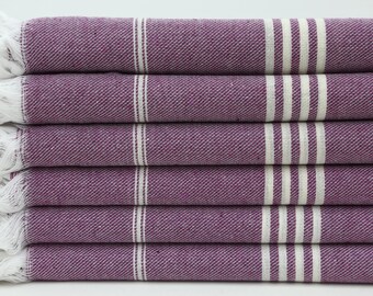 Handdoek bruidsmeisje, Turkse handdoek, cadeauhanddoeken, badhanddoek, strandhanddoek, 38 x 70 inch, cadeauhanddoek, Turkse peshtemal, violette handdoek, hamamdoek, OY009D
