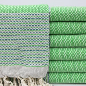 Green Towel,Turkish Bath Towel,Beach Towel,Festival TowelTurkish Bath Towel,Yoga Towel,Turkish Towel,38&quot;x67&quot;,Peshtemal Towel,BD051D