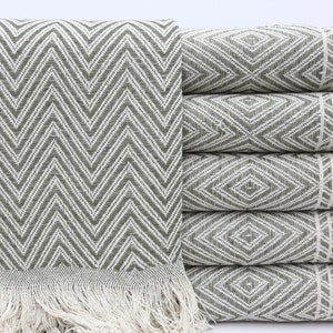 Turkish Blanket,Khaki Green Bed Cover,Wholesale Bedspread,Cozy Bed Cover,67"x83",Throw Bedspread,Gift Bed Cover,Handmade Bed Cover,Monogrammed Throws And Blankets,Bridal Party Favor,Unique Housewarming Gift With Embroidery,Home Decor