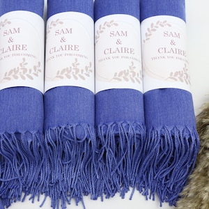Personalized Gifts,Turkish Pashmina,Scarfs As A Favor,Vibrant Colored Shawls,26&quot;x67&quot;,Pashminas,Royal Blue Pashmina,Bridal Shower Shawl