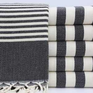 Bachelor Gift Towel,Turkish Towel,Organic Towel,Bathroom Towel,Hotel Towel,Pool Towel,Spa Towel,40&quot;x70&quot;,Turkish Peshtemal,Black Towel,IM007D