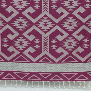 Turkish Towel,Boho Towel,Bath Towel,Picnic Towel,Beach Towel,Organic Towel,Decorative Towel,40&quot;x69&quot;,Turkish Peshtemal,Purple Towel,BC010D