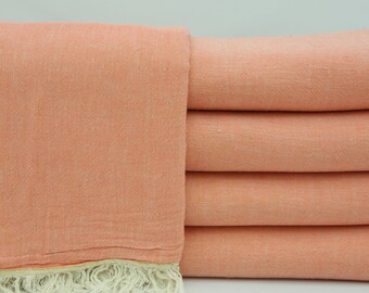 Throw And Blankets,Turkish Blanket,Bulk Blankets,Sofa Cover,Turkish Bed Cover,77"x95",Turkish Bedspread,Orange And Mustard Blanket,BD007E
