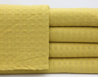 Turkish Blanket,Waffle Bedspread,90"x90",Cotton Blanket,Turkish Throws,Sofa Cover,Gift Bedspread,Throws,Handmade Blanket,Home Decor,BC042E