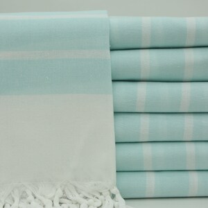 Turkish Towel,Wholesale Towel,Bath Towel,Beach Towel,Hammam Towel,Decorative Towel,32&quot;x70&quot;,Turkish Peshtemal,Mint Towel,Striped Towel,BD026D