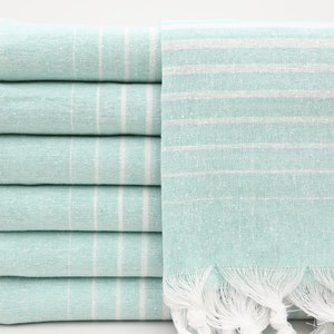 Turkish Towel,Mint Towel,Beach Towel,Bathroom Towel,32&quot;x70&quot;,Wholesale Towel,Hammam Towel,Handmade Towel,Home Decor,Turkish Peshtemal,AY007D