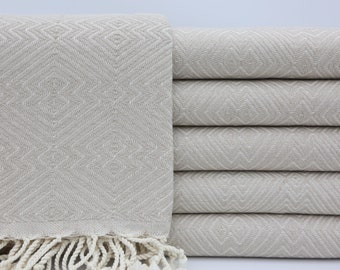 Bachelorette Gift,Turkish Towel,Turkey Towel,Beach Towel,Bath Decor Towel,40"x67",Turkish Peshtemal,Anatolian Towel,Light Beige Towel,IM014D