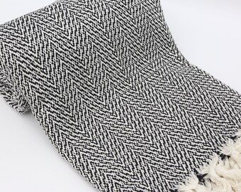 Türkische Decke,gemütliche Bettdecke,Geschenkdecken, 180 x 240 cm,Couchdecke,handgefertigte Decke,gemusterte Decke,ES003E