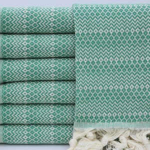 Home Decor,Turkish Towel,Green Towel,Shower Towel,Bathroom Towel,Beach Towel,38&quot;x70&quot;,Decorative Towel,Throw Towel,Turkish Peshtemal,OY002D