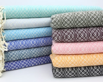 Embroidered Towel,Turkish Towel,Turkish Peshtemal,Shower Towel,Handmade Towel,38"x70",Sauna Towel,Wedding Towel,Home Decor,Spa Towel