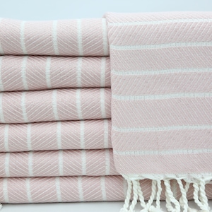 Powder Pink Towel,Throw Towel,Beach Towel,Bath Towel,Turkish Towel,40&quot;x70&quot;,Wholesale Towel,Designed Towel,Shower Towel,Bamboo Towel,MT024D