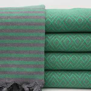 Home Decor,Turkish Blanket,Bulk Blanket,Cotton Blanket,79&quot;x103&quot;,Blankets And Throws,Green Blanket,Turkish Bedspread,Home Decor,IM007E