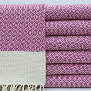 Turkish Towel,Pink Towel,Wholesale Towel,Designed Towel,40&#39;&#39;x73&#39;&#39;,Shower Towel,Beach Towel,Gift Towel,Anatolian Towel,Wedding Towel,MT015D