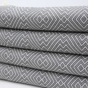 Turkish Blanket,Turkish Throw,Blankets And Throws,Throw Blanket,79"x95",Handmade Blanket,Turkish Bed Cover,Dark Gray Blanket,Monogrammed Throws And Blankets,Multi-Use Blanket,Baby Blanket,Unique Personalized Gift,Anniversary Gift