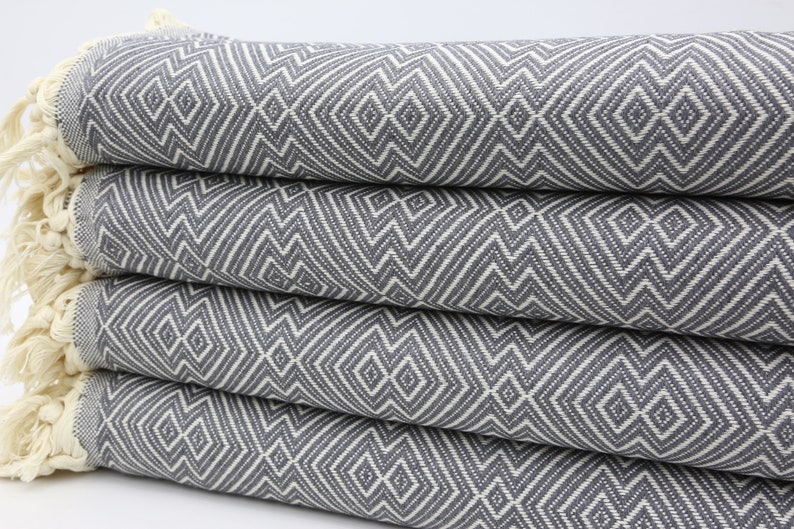 Turkish Blanket,Turkish Throw,Blankets And Throws,Throw Blanket,79"x95",Handmade Blanket,Turkish Bed Cover,Dark Gray Blanket,Monogrammed Throws And Blankets,Multi-Use Blanket,Baby Blanket,Unique Personalized Gift,Anniversary Gift