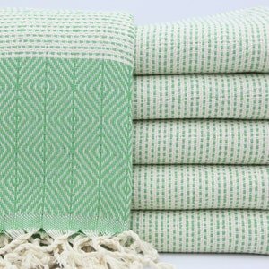 Bachelorette Gift Towel,Turkish Towel,Wholesale Towels,Sauna Towel,Cotton Towel,40&quot;x70&quot;,Turkish Peshtemal,Green Towel,Bulk Towel,IM005D