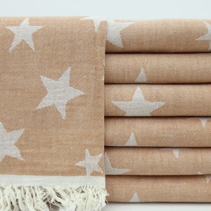 Bulk Wedding Towels,Turkish Towel,Turkey Towel,Peshtemal Towel,Gift Towels,40&quot;x75&quot;,Turkish Peshtemal,Brown Towel,Beach Towel,OY007D