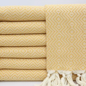 Turkish Towel,Bulk Towel,Designed Towel,Yellow Towel,40&#39;&#39;x70&#39;&#39;,Bridemaid Towel,Wedding Towel,Bath Towel,Beach Towel,Turkish Peshtemal,HY034D