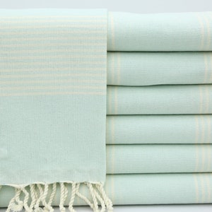 Turkish Towel,Mint Towel,Beach Towel,Bridesmaid Gift,Wholesale Towel,40&quot;x70&quot;,Bathroom Decor Towel,Decoration Towel,Turkish Peshtemal,MO012D