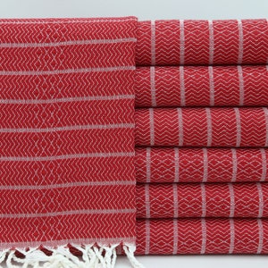 Turkish Towel,Red Towel,Wholesale Towel,Beach Towel,Bath Towel,40&quot;x69&quot;,Picnic Towel,Shower Towel,Turkish Peshtemal,Pool Towel,BC001D