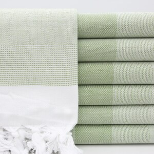 Olivgrün Peshtemal,Gestreiftes Handtuch,Peshtemal Handtuch,Hammamtuch,Türkisches Handtuch,40 &quot;x70&quot;,Türkisches Peshtemal,Handtuch aus Bio-Baumwolle,BD050D