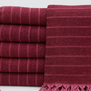 Turkish Towel,Stone Washed Towel,Dark Fuchsia Towel,Massage Towel,Throw Towel,Bathroom Towel,36&quot;x69&quot;,Anatolian Towel,Camp Towel,Towel,UA009D