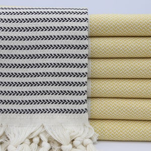 Wholesale Towel,Turkish Towel,Decorative Towel,Hammam Towel,38&quot;x70&quot;,Shower Towel,Spa Towel,Turkish Peshtemal,Black And Yellow Towel,BC002D