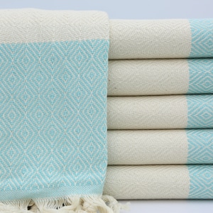 Wedding Gift Towel,Turkish Towel,Handmade Peshtemal,Throw Towel,40&quot;x70&quot;,Hammam Towel,Home Decor,Turkish Peshtemal,Mint Towel,AY004D