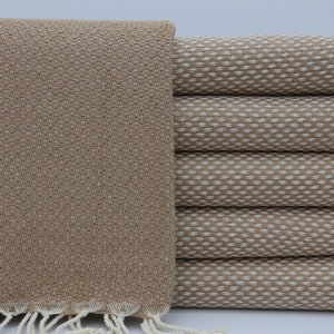 Home Decor Towel,Turkish Towel,Throw Towel,Handwoven Towel,40&quot;x67&quot;,Hammam Towel,Turkish Peshtemal,Beige Towel,Organic Towel,MO003D