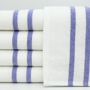 Turkish Hand Towel,Face Towel,Turkish Peshkir,Bachelor Hand Towel,Small Towel,20"x26",Home Decor,Blue Hand Towel,Terry Hand Towel,BC006F