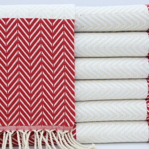 Turkish Towel,Wholesale Towel,Bridesmaid Gift Towel,Bath Towel,Personalized Towel,40&quot;x70&quot;,Shower Towel,Turkish Peshtemal,Red Towel,IM002D