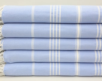 Turkish Towel,Monogrammed Gift,Wedding And Party Favors,40&quot;x70&quot;,Light Blue Towel,Bridesmaids&#39; Gifts,Wedding Gift ideas,Beach Towel,BD080D
