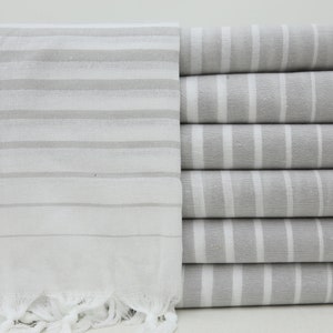 Wholesale Towel,Turkish Towel,Handmade Towel,Bath Towel,Beach Towel,Pool Towel,Spa Towel,36&quot;x70&quot;,Turkish Peshtemal,Light Gray Towel,BD029D