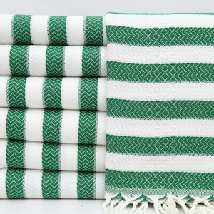 Turkish Towel,Bulk Towel,Gift Towel,Decor Towel,Turkish Bath Towel,38&quot;x69&quot;,Green Towel,Camp Towel,Picnic Towel,Turkish Peshtemal,BC033D
