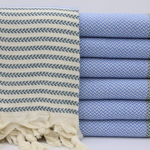 Wholesale Towels,Beach Towel Turkish,Bath Decor Towel,Turkish Towel,38&quot;x70&quot;,Turkish Peshtemal,Khaki And Blue Towel,Home Decor,BC002D