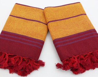 Turkish Towel,Turkey Towel,Handwoven Towel,Throw Towel,Decor Towel,Beach Towel,Bath Towel,36"x67",Varicolored Towel,Turkish Peshtemal,MO008D