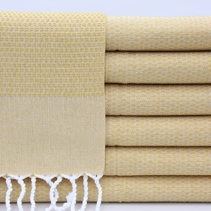 Bulk Hand Towel,Turkish Hand Towel,Tea Towel,Face Towel,Service Towel,Cotton Hand Towel,20&quot;x38&quot;,Mustard Hand Towel,Turkish Peshkir,IM008F