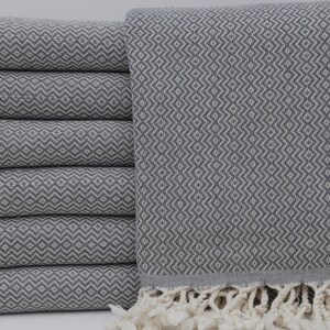 Bathroom Towel,Turkish Towel,Beach Towel,Decorative Towel,40&quot;x70&quot;,Turkish Peshtemal,Gray Towel,Cotton Towel,Organic Peshtemal,IM008D