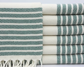 Turkish Towel,Wholesale Towel,Bath Towel,Wedding Gift Towel,Organic Towel,Handmade Towel,39"x70",Dark Green Towel,Turkish Peshtemal,IM022D