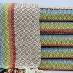 Handmade Towel,Turkish Towel,Bath Towel,Beach Towel,Pool Towel,Decor Towel,40&quot;x70&quot;,Turkish Peshtemal,Beige Towel,Peshtemal Towel,IM010D