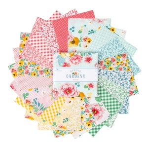 Riley Blake Spring Gardens Charm Pack 5-inch squares