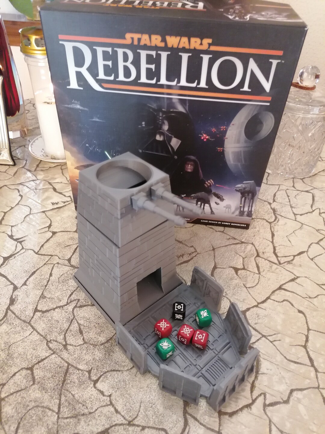 Star Wars Dice Tower Laser Cannon Etsy