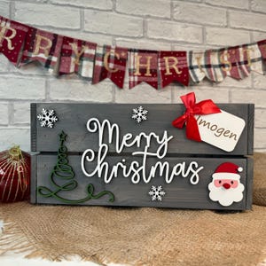 Personalised Christmas Box, Christmas Hamper Crate, Christmas Box, Christmas Gift Box, FULLY ASSEMBLED