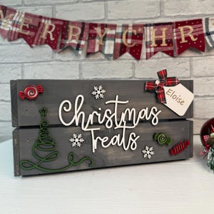 Personalised Christmas Treat Box, Treat Box, Christmas Box, Christmas Hamper, FULLY ASSEMBLED