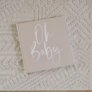 Oh Baby Book / Guest Book for Baby Shower / Photo Album Baby Shower / Notebook / Memory Album / Photo Book / Decoration Baby Shower