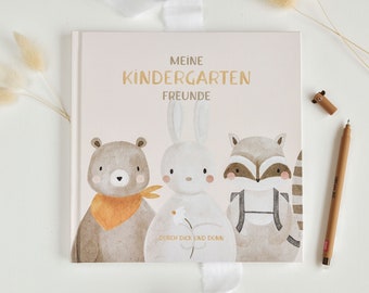 Freundebuch Kindergarten / Geschenk zum Kindergartenstart / Meine ersten Freunde / Kindergartenfreundebuch / Meine Kindergartenfreunde