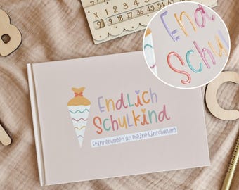 Erinnerungsbuch Einschulung | Schulkind | Endlich Schulkind | Geschenke für Schulkinder | Schulkind 2026 | Geschenkidee Einschulung